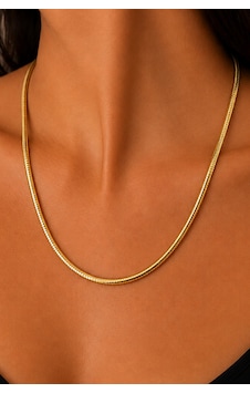Balenbi Unisex 60 Cm Yılan Zincir Gold Renk Kararmaz Çelik Kolye 1088 Altın Balenbi Unisex 60 Cm Yılan Zincir Gold Renk Kararmaz Çelik Kolye 1088 Altın