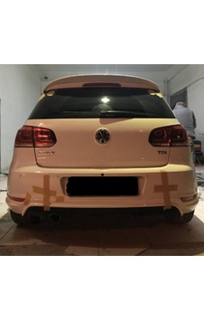 Vw Golf 6 Spoyler Spoiler Fiber Boyasız Vw Golf 6 Spoyler Spoiler Fiber Boyasız