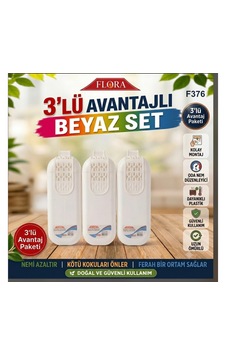 Kalorifer Peteği Suluğu Askılı Nemlendirici 3'lü Beyaz Set Kalorifer Peteği Suluğu Askılı Nemlendirici 3'lü Beyaz Set