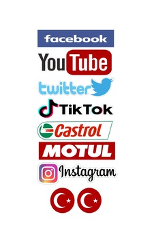Sosyal Medya Sticker Etiket Dar Set M-1 Sosyal Medya Sticker Etiket Dar Set M-1