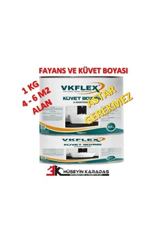VKFLEX FAYANS VE KÜVET BOYASI POLİÜRETAN BEYAZ 1 KG SET