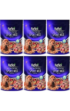Reflex Semi-Moist Sport Mix Köpek Ödülü 6 x 150 G Reflex Semi-Moist Sport Mix Köpek Ödülü 6 x 150 G