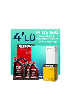 Filtron Isuzu D-Max 1.9 Filtre Bakım Seti Motul Motor Yağlı (2017-2023) 4 Lü Filtron Isuzu D-Max 1.9 Filtre Bakım Seti Motul Motor Yağlı (2017-2023) 4 Lü