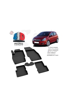 Opel Corsa D 4d Araca Özel Havuzlu Kauçuk Paspas 2007-2014
