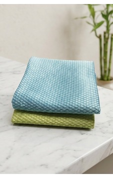 Myclean 2'li İz Bırakmayan Mikrofiber Cam Bezi 30x40cm Mavi - Yeşil Myclean 2'li İz Bırakmayan Mikrofiber Cam Bezi 30x40cm Mavi - Yeşil