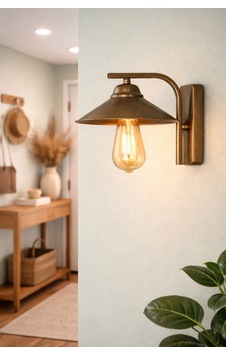 Şapkalı Modern Tasarım Salon Mutfak Hol Koridor Antre Yatak Odası Eskitme Renk Metal Duvar Aplik Çok Renkli Şapkalı Modern Tasarım Salon Mutfak Hol Koridor Antre Yatak Odası Eskitme Renk Metal Duvar Aplik Çok Renkli