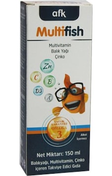 Afk Multi Fish Şurup 150 ML