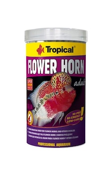 Tropical Flower Horn Adult Pellet 1000ml 380gr Tropical Flower Horn Adult Pellet 1000ml 380gr
