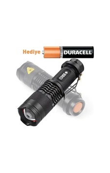 Cree 2000 Lümen Ultra Güçlü Su Geçirmez Alüminyum Zoom Özellikli El Feneri Diğer