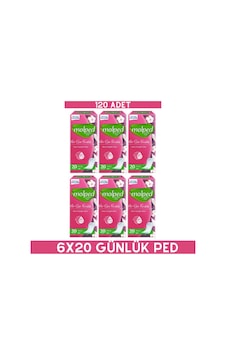 Molped Her Gün Ferahlık Günlük Ped İnce 6 x 20’li Molped Her Gün Ferahlık Günlük Ped İnce 6 x 20’li