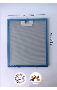 Electrotech Davlumbaz 26,2 X 33,5 Cm Alüminyum Yağ Filtresi Electrotech Davlumbaz 26,2 X 33,5 Cm Alüminyum Yağ Filtresi