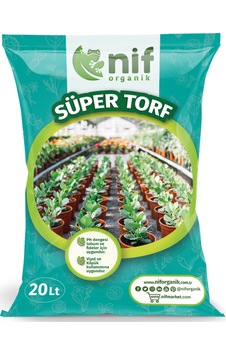 Nif Organik Süper Torf Çiçek Fide Toprağı 20 L