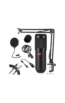 Lastvoice BM800 Twitch Yayıncı Condenser Mikrofon + Stand Filtre Set Lastvoice BM800 Twitch Yayıncı Condenser Mikrofon + Stand Filtre Set