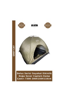 Delux Serisi Seyahat Etkinlik Doğa Sever Captain Kamp Çadırı 7300 200x150x110cm Standart Delux Serisi Seyahat Etkinlik Doğa Sever Captain Kamp Çadırı 7300 200x150x110cm Standart