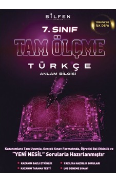 7.Sınıf Türkçe Tam Ölçme- Bilfen Yayınları 7.Sınıf Türkçe Tam Ölçme- Bilfen Yayınları