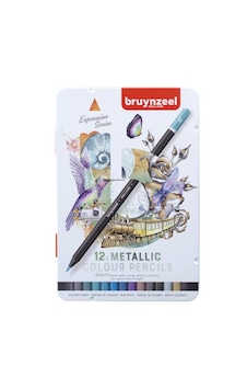 Bruynzeel Expressıon Colour 12'li Metalik Kuru Kalem Boya Seti Bruynzeel Expressıon Colour 12'li Metalik Kuru Kalem Boya Seti