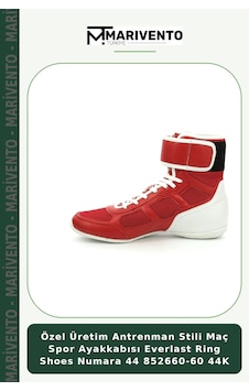 Özel Üretim Antrenman Stili Maç Spor Ayakkabısı Everlast Ring Shoes Numara 44 852660-60 44k Özel Üretim Antrenman Stili Maç Spor Ayakkabısı Everlast Ring Shoes Numara 44 852660-60 44k