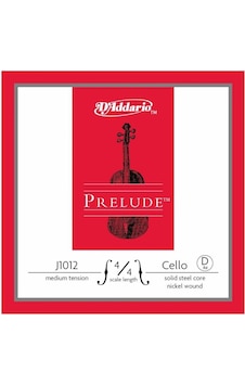 D'Addario J1012 4/4M Prelude D Çello Teli (Re) D'Addario J1012 4/4M Prelude D Çello Teli (Re)