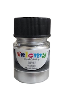 Velomy Metalik Sim Toz Boya 10gr Gümüş Velomy Metalik Sim Toz Boya 10gr Gümüş
