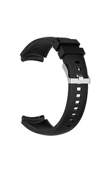 Huawei Watch Gt 3 46mm Krd-18 Silikon Kordon - Siyah Huawei Watch Gt 3 46mm Krd-18 Silikon Kordon - Siyah