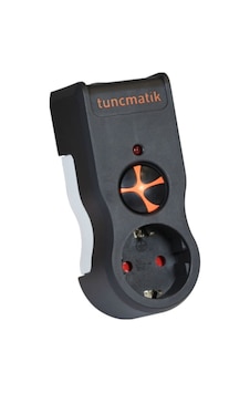 Tunçmatik 1li Akım Korumalı Priz Siyah 1050j 0 Tunçmatik 1li Akım Korumalı Priz Siyah 1050j 0