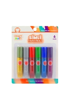 Craft And Arts Yıkanabilir Simli Yapıştırıcı 6 Renk 6 Ml 51014096