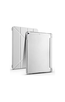 Aksesuarcim Apple iPad Uyumlu Pro 10.5 7. İle Uyumlu Kılıf Silikon Yumuşak Kalem Bölmeli Esnek 4 Farklı Stand Olabilen Tablet Kılıfı Gri Sku: Zeusb0fhj9hb34 Arka Kapak
