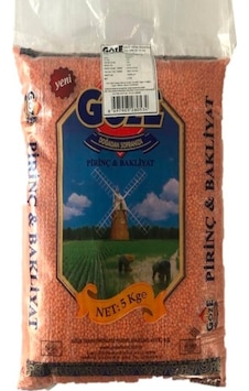 Göze Kırmızı Mercimek 5 KG