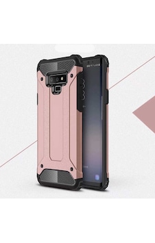 Kilifone - Samsung Uyumlu Galaxy Note 9 - Kılıf Çift Katman Zırh Tank Crash Military Kapak - Rose Gold