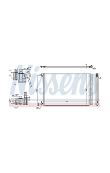Klima Radyatörü Kondenser Mercedes W205 W213 Vito W447 A0995000454 940519 Klima Radyatörü Kondenser Mercedes W205 W213 Vito W447 A0995000454 940519
