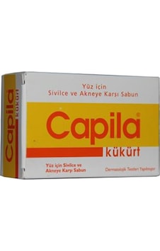 Capila Sülfür Kükürtlü ve Katranlı Sabun Capila Sülfür Kükürtlü ve Katranlı Sabun