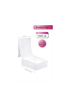 6x19 Kantar Fişi 3 Nüsha 1000 Adet , Beyaz Otokopili Sürekli Form 6''x19 Cm 6x19 Kantar Fişi 3 Nüsha 1000 Adet , Beyaz Otokopili Sürekli Form 6''x19 Cm