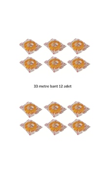 33 Metre Şeffaf Selefon Bant 12 Adet 33 Metre Şeffaf Selefon Bant 12 Adet