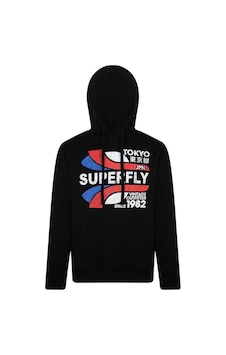 Superfly Men Kapüşonlu Sweat Erkek Siyah Sweatshirt 23172-2 Superfly Men Kapüşonlu Sweat Erkek Siyah Sweatshirt 23172-2