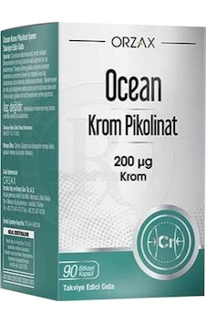Ocean Krom Pikolinat 200 Mcg 90 Kapsül Ocean Krom Pikolinat 200 Mcg 90 Kapsül