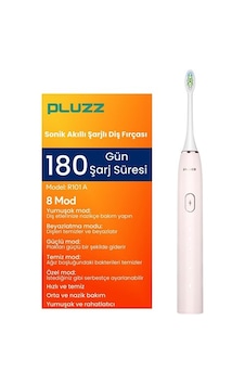 Pluzz R101 Sonic Şarjlı Diş Fırçası - Pembe Pluzz R101 Sonic Şarjlı Diş Fırçası - Pembe