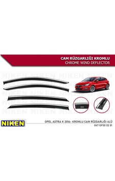 Niken Opel Astra K Kromlu Cam Rüzgarlığı 2016 Üzeri