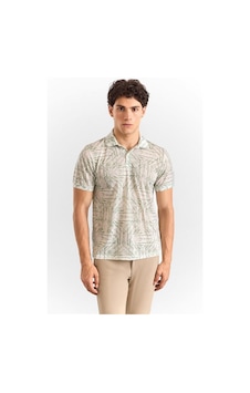 Süvari Haki Slim Karışık Desen Baskılı Düz Fermuarlı Polo Yaka Tişört Ts1014000378-yh1 Süvari Haki Slim Karışık Desen Baskılı Düz Fermuarlı Polo Yaka Tişört Ts1014000378-yh1