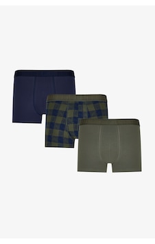 Penti Erkek Kareli Ekoseli 3lü Boxer Çok Renkli Penti Erkek Kareli Ekoseli 3lü Boxer Çok Renkli