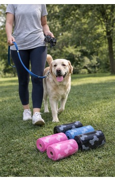 5 Paket Köpek Kaka Poşeti - Pati Desenli Ve Renkli