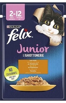 Purina Felix Pouch Junior Tavuklu Yavru Kedi Maması 26 x 85 G Purina Felix Pouch Junior Tavuklu Yavru Kedi Maması 26 x 85 G