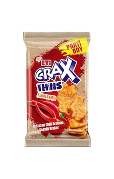 Crax Thins Mexican Chili Aromalı Çeşnili Kraker 110 G Diğer Crax Thins Mexican Chili Aromalı Çeşnili Kraker 110 G Diğer