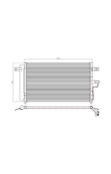 KLIMA RADYATORU ACCENT 01-06 ADMIRE DIZEL 97606-25800 MOBİS