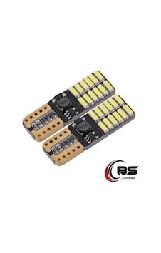 T10 Dipsiz Beyaz Led Ampül 24 Led Smd Canbus T10 Dipsiz Beyaz Led Ampül 24 Led Smd Canbus