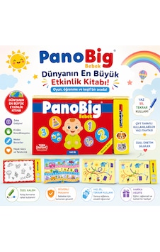 PanoBig Bebek - Dünyanın En Büyük Etkinlik Kitabı PanoBig Bebek - Dünyanın En Büyük Etkinlik Kitabı