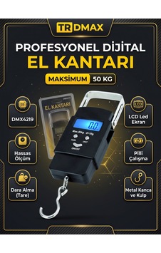 Dmax Profesyonel Dijital El Kantarı 50 Kg
