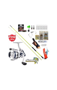 Okuma Aria 3000 270cm 5-55gr Karbon High Tech Kıyı Olta Takımı Seti Okuma Aria 3000 270cm 5-55gr Karbon High Tech Kıyı Olta Takımı Seti
