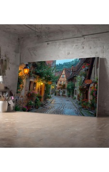 Kanvas Tablo Eguisheim Kasabası Fransa Dekoratif Kanvas Tablo 30 X 40 Kanvas Tablo Eguisheim Kasabası Fransa Dekoratif Kanvas Tablo 30 X 40