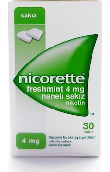 Nicorette Naneli Sakız 30 x 4 MG Nicorette Naneli Sakız 30 x 4 MG