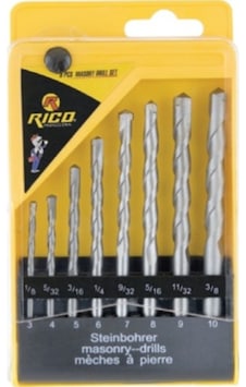 Rico RC1101 Beton Matkap Ucu 8 Parça Rico RC1101 Beton Matkap Ucu 8 Parça